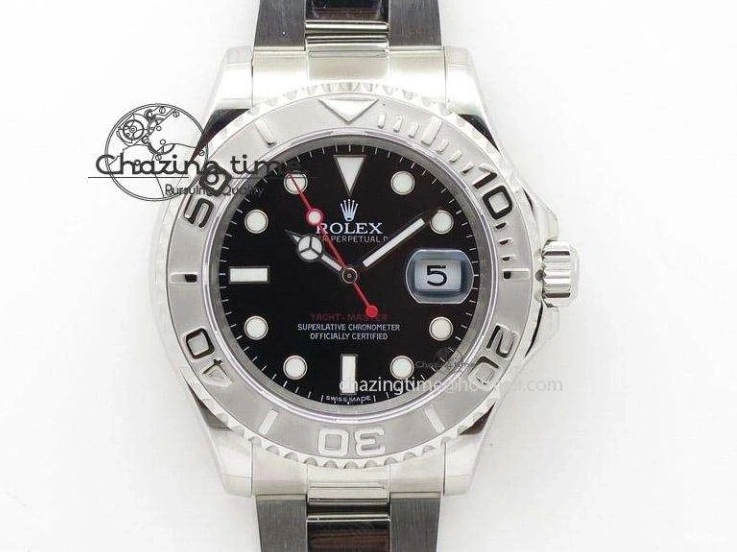 MiroTime 0901 EasyCare Yacht-Master 116622 DLC VRF Best Edition Black Dial on DLC Bracelet VR 2918